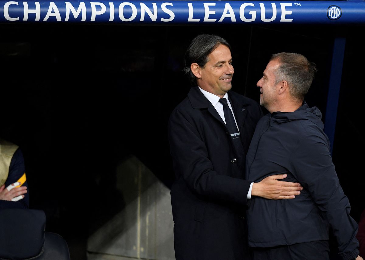 Simone Inzaghi és Hansi Flick
