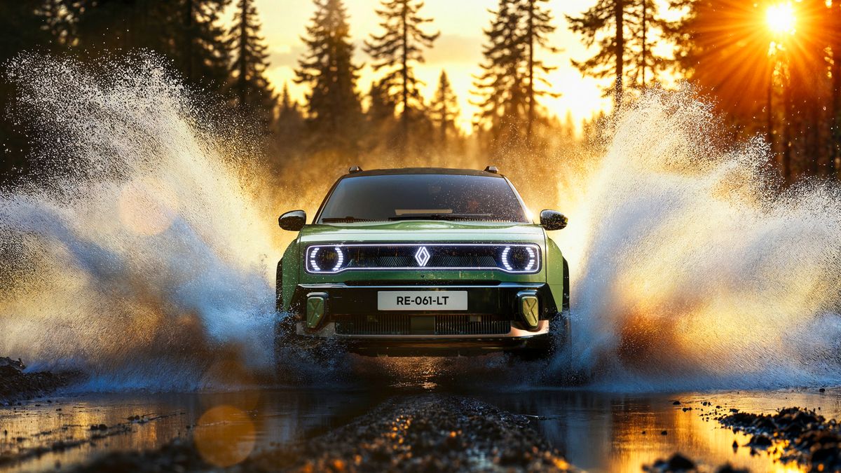Összkerékhajtást kapott a Renault 4 villanyautó