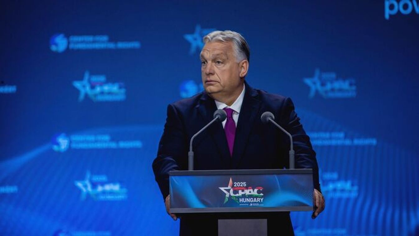 Hungarian Prime Minister Viktor Orban addresses CPAC Hungary (Photo: Sandor Csudai) 