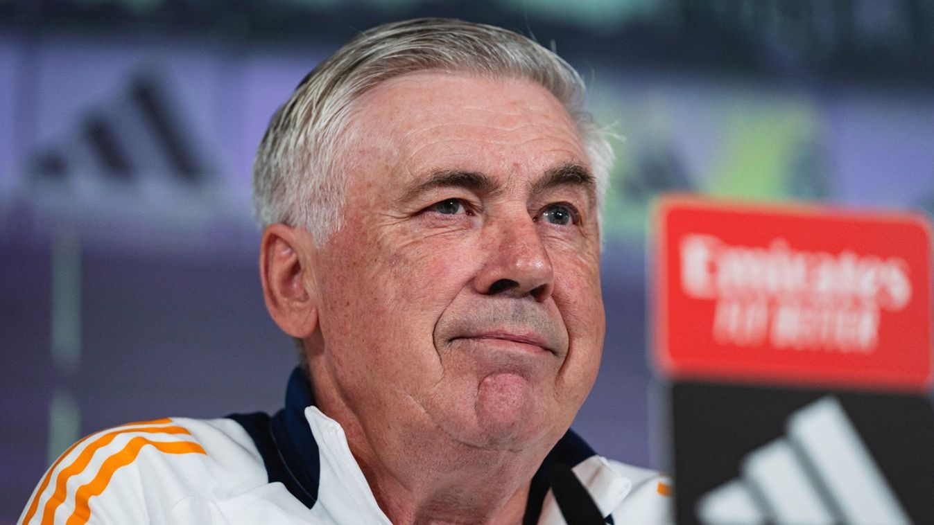 Carlo Ancelottit már nem sokáig láthatjuk a Real Madrid szerelésében Fotó: AFP/NurPhoto/Alberto Gardin