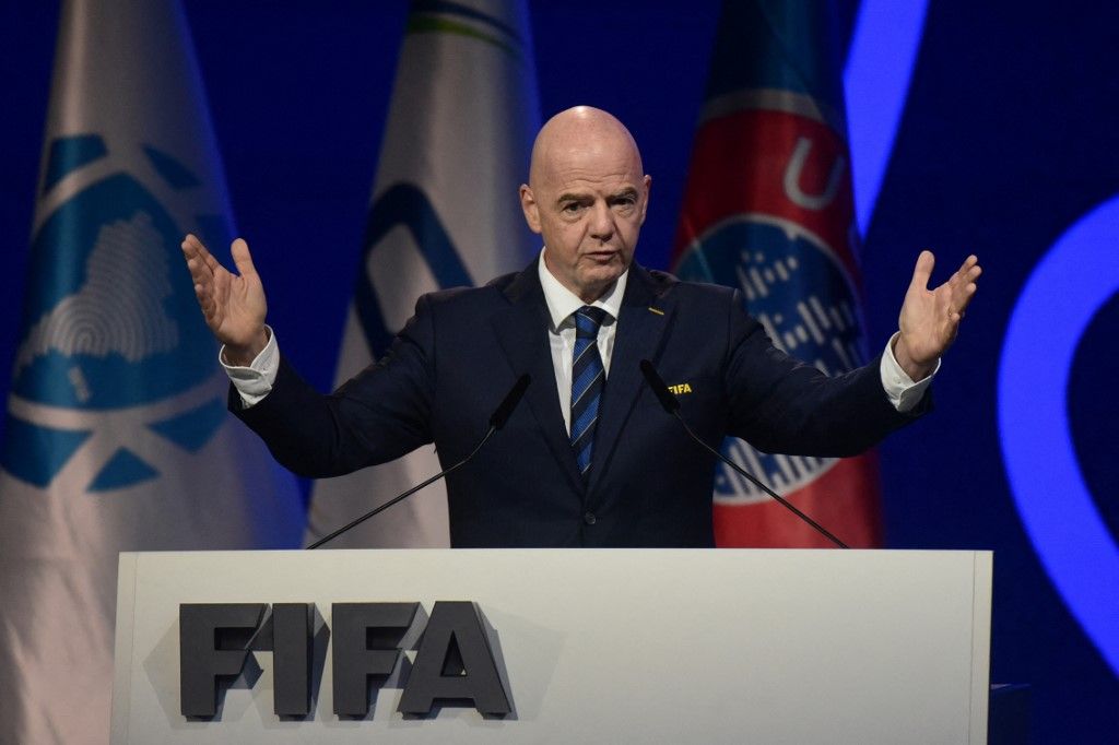 Gianni Infantino, a FIFA svájci elnöke a 2026-os labdarúgó-világbajnokságóbl is hatalmas üzletet akar csinálni