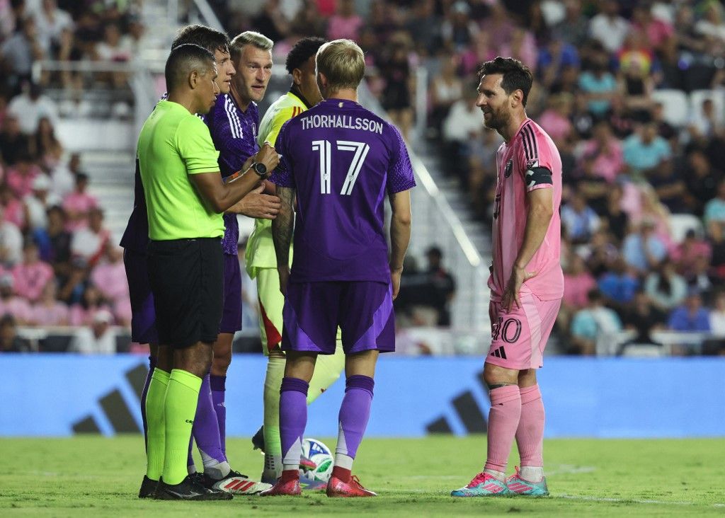 Lionel Messi nem volt elégedett a játékvezetéssel az Inter Miami MLS-meccsén