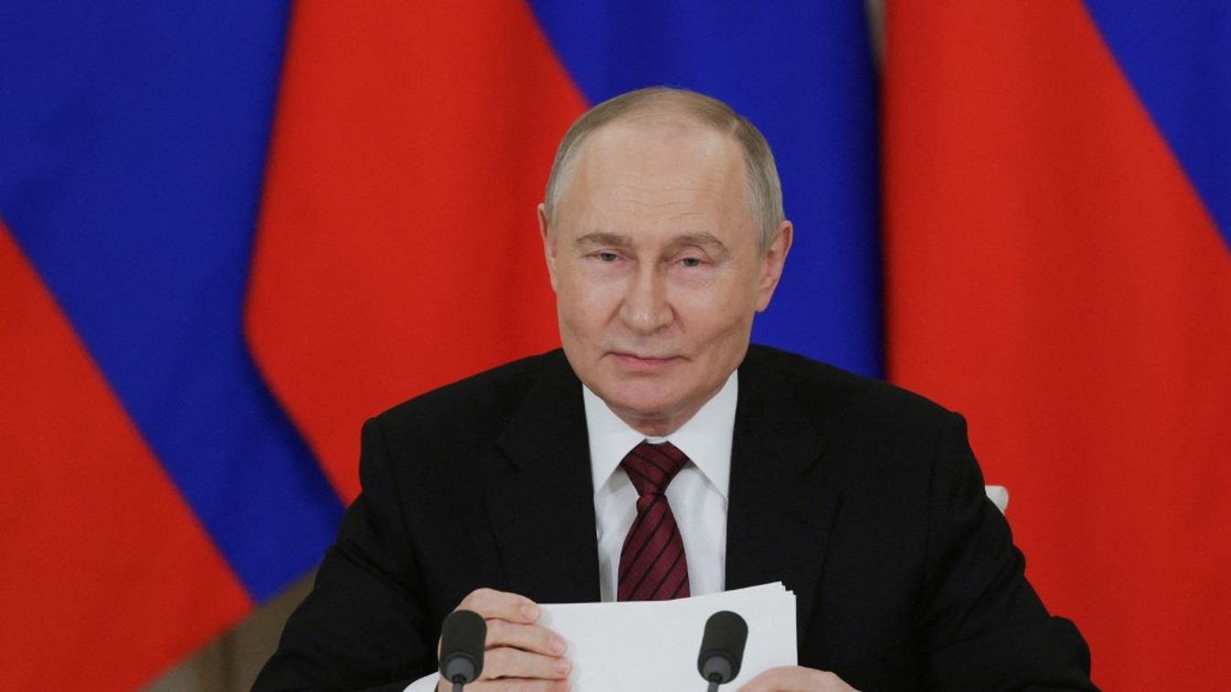 Vlagyimir Putyin orosz elnök (Fotó: AFP)