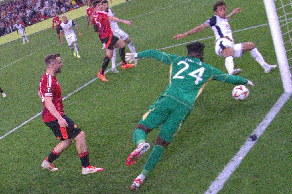 Tottenham Hotspur, Brennan Johnson, Manchester United, Andre Onana, gól