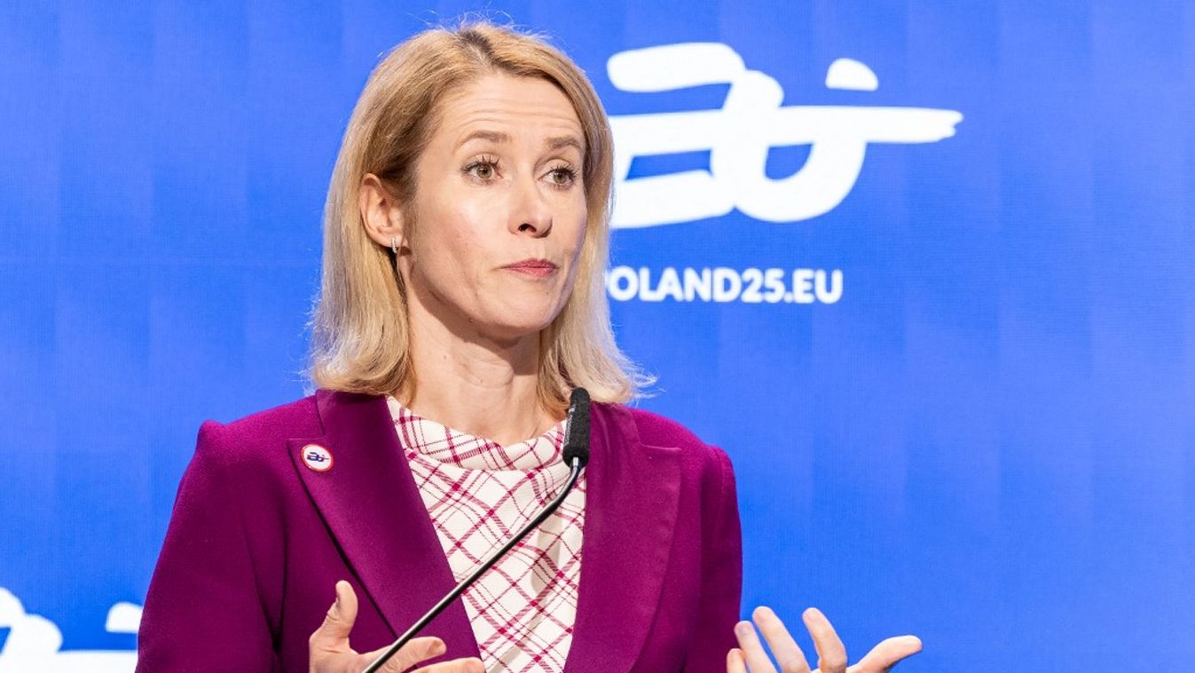 Kaja Kallas, az Unió külügyi és biztonságpolitikai főképviselője (Fotó: AFP)