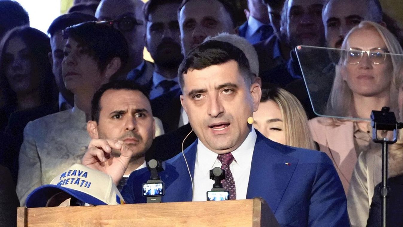 George Simion korábban biztos volt abban, hogy megnyeri a romániai elnökválasztást (Fotó: AFP)