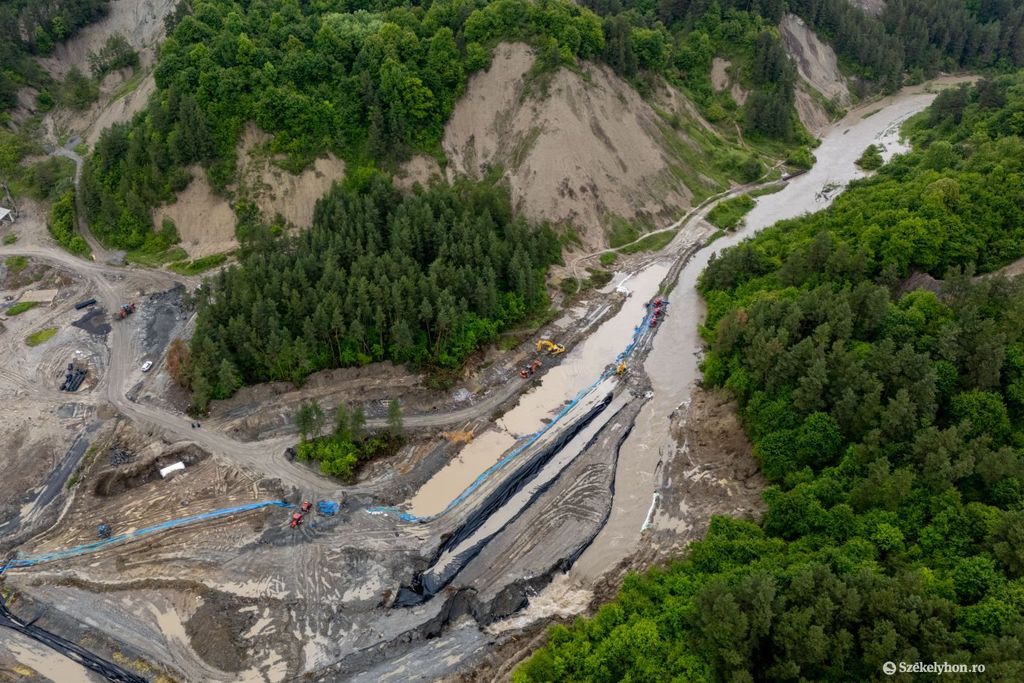 Drámai képek a parajdi sóbánya katasztrófáról 