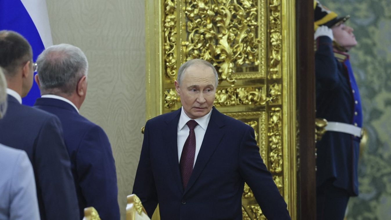 Vlagyimir Putyin orosz elnök (Fotó: AFP)