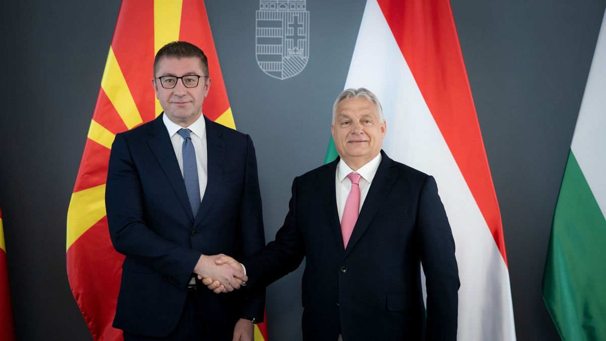 Orbán Viktor az északmacedón elnökkel tárgyalt