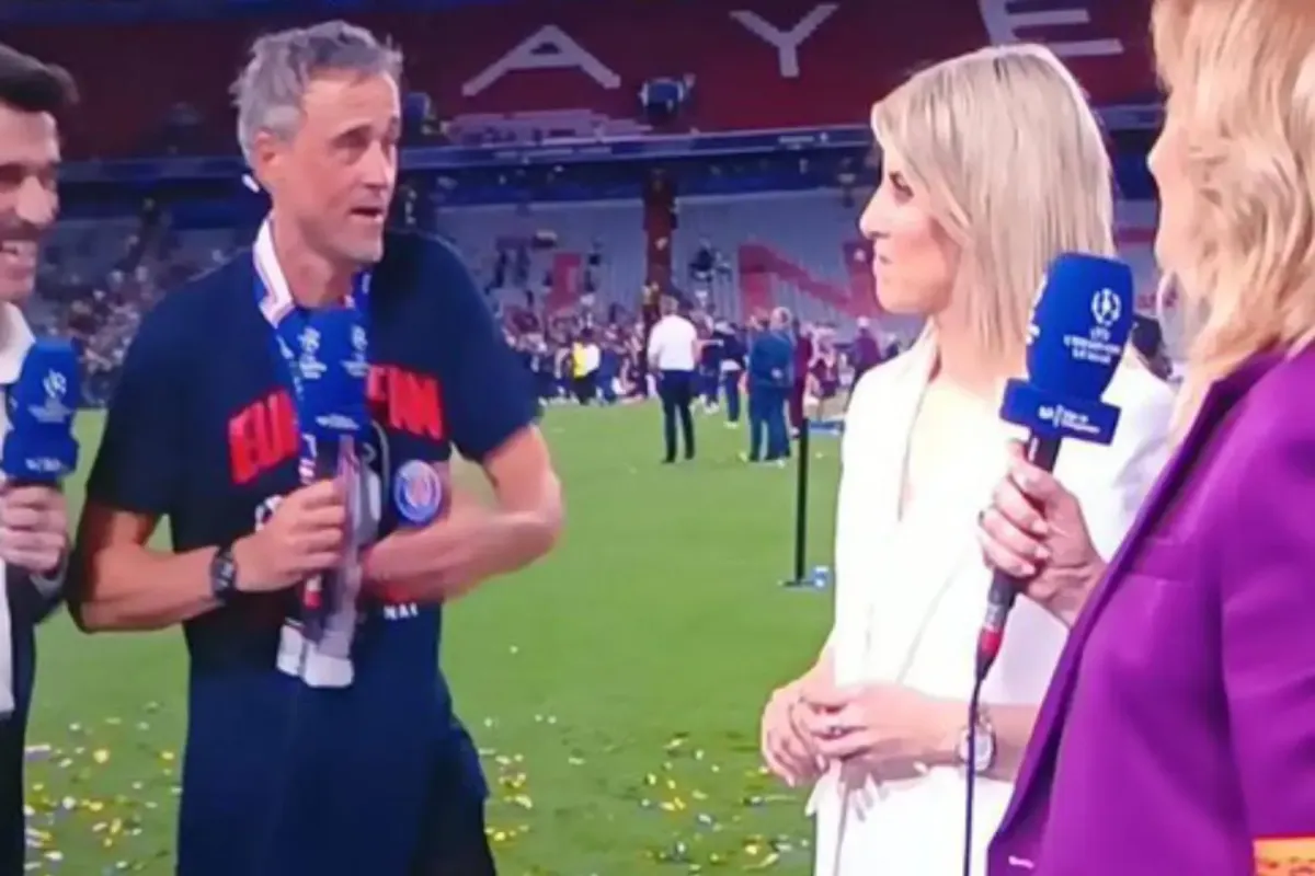 Luis Enrique és Susana Guasch (lilában) sérelmét a PSG BL-diadala sem oldotta fel