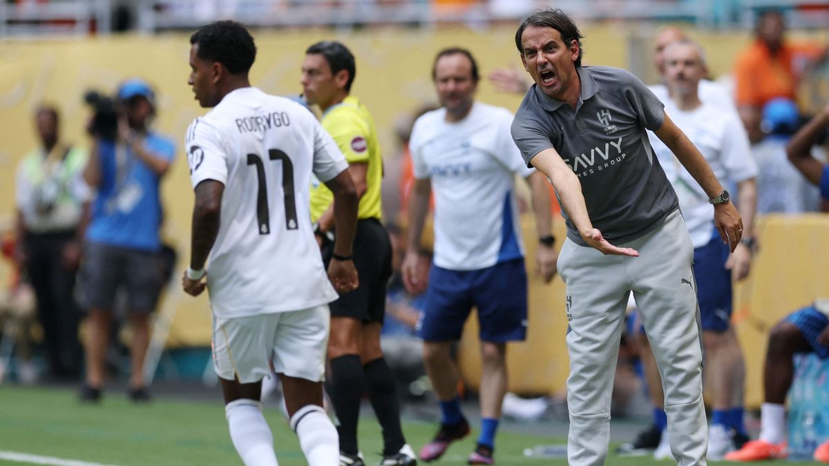 A szaúdi al-Hilal edzőjeként Simone Inzaghi továbbra is ezer fokon ég az oldalvonal mellett