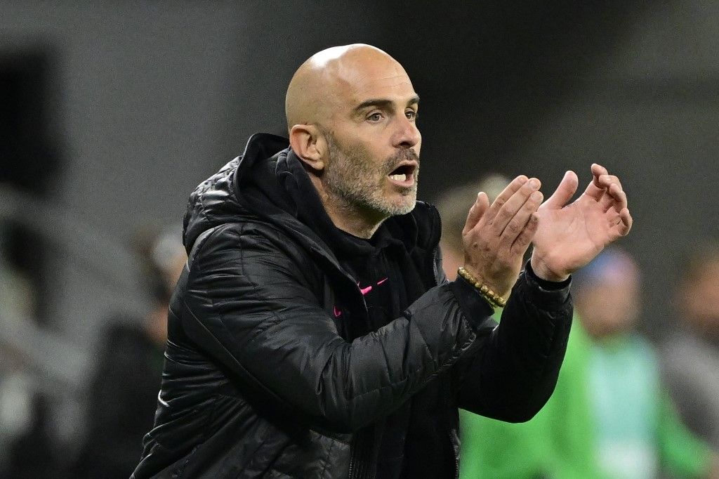 Enzo Maresca, Chelsea, Chelsea's Italian head coach Enzo Maresca reacts during the UEFA Conference League final football match between Real Betis and Chelsea FC in Wroclaw on May 28, 2025. (Photo by John MACDOUGALL / AFP)