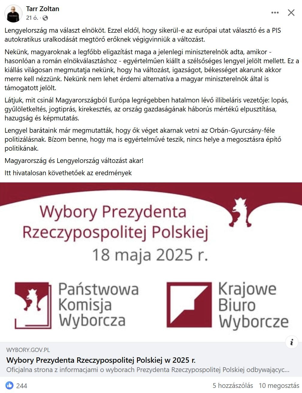 lengyel elnökválasztás