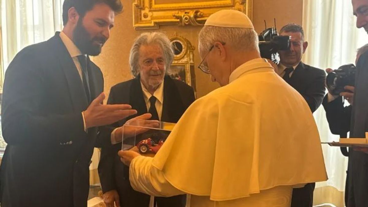 Al Pacino audiencián járt a pápánál