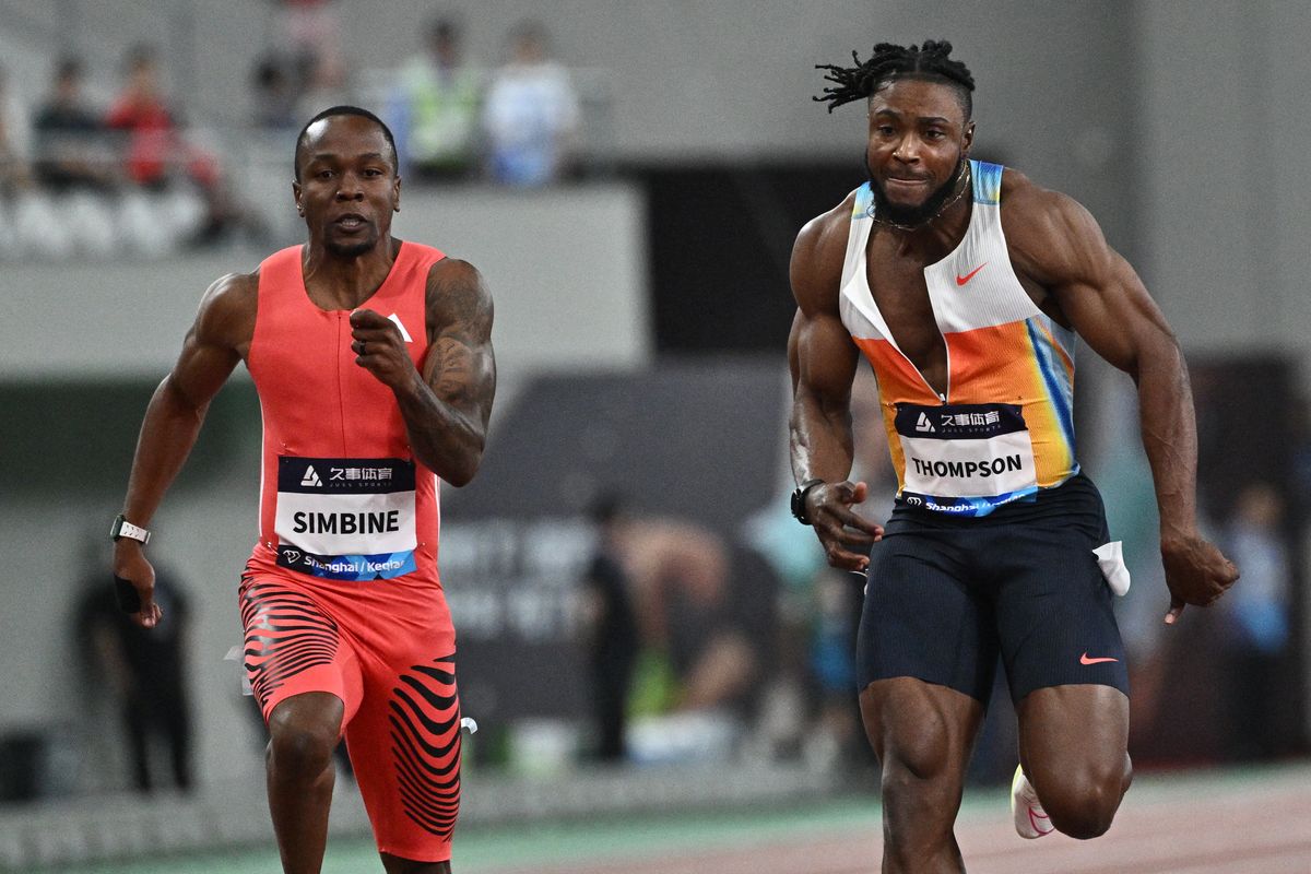 Kishane Thompson (jobbra) személyében Usain Bolt után új sztár született Jamaicában