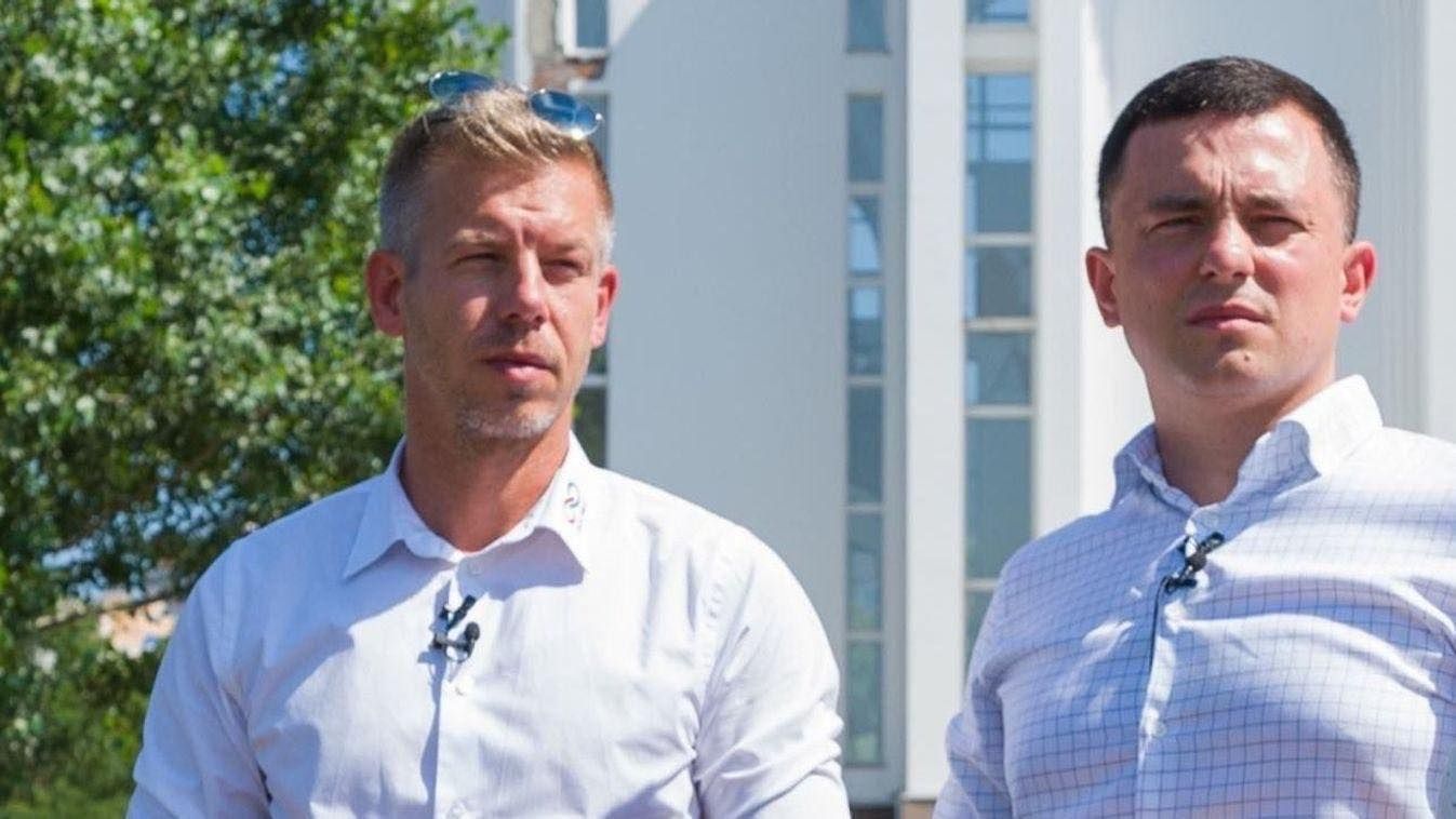 Magyar Péter és Tseber Roland Ivanovics 
Facebook