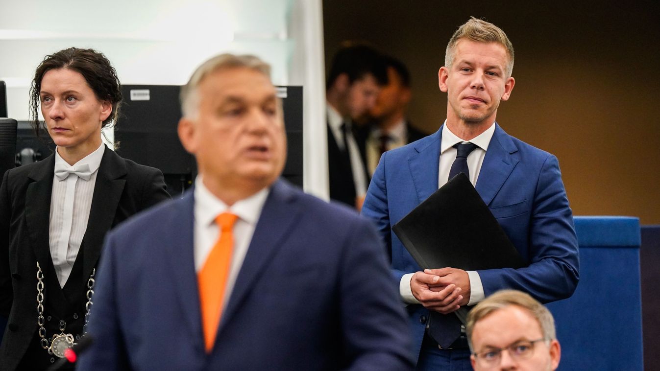 Orbán Viktor és Magyar Péter