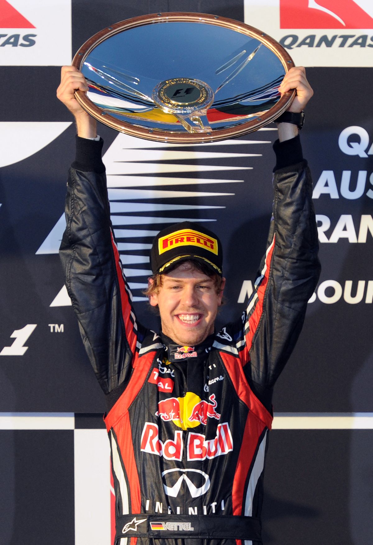Sebastian Vettel a legnagyobb sikereit a Red Bull pilótájaként érte el