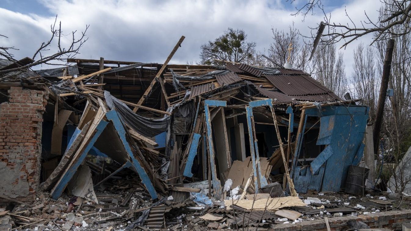 Folyamatos támadások érik Harkivot (Fotó: AFP)
