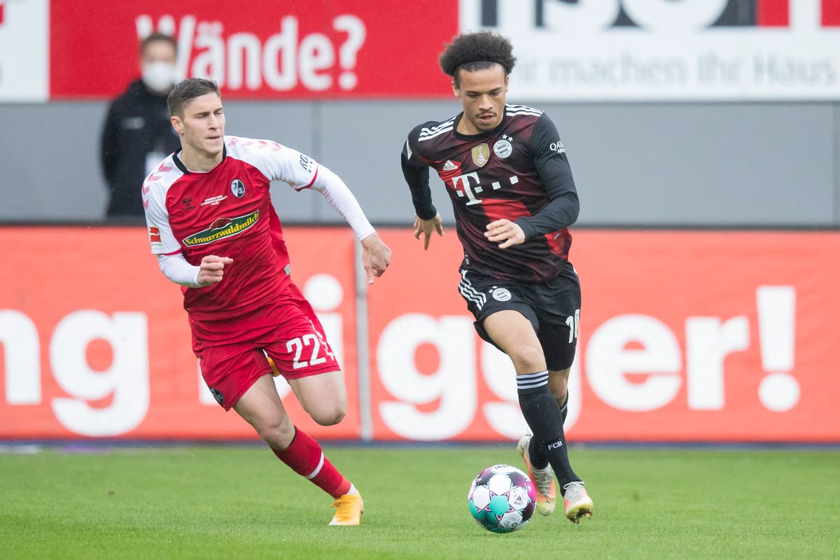 Emlék a Bundesligából: Sallai Roland (akkor még Freiburg) és Leroy Sané (Bayern) hamarosan csapattársak lehetnek a Galatasarayban