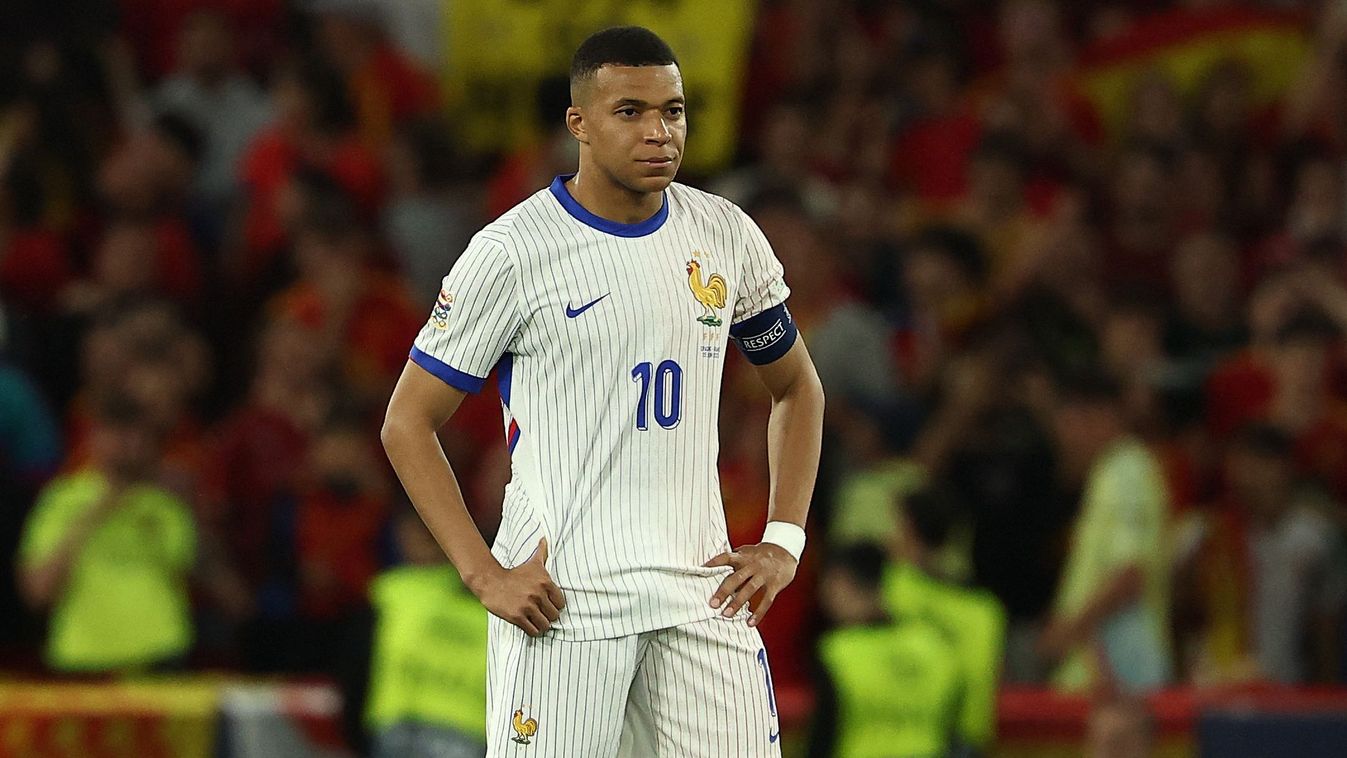 A francia válogatott csapatkapitánya, Kylian Mbappé