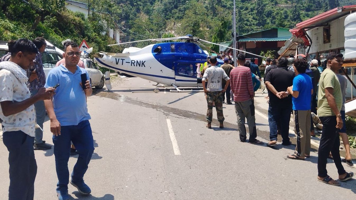 Helikopter miatt állt le a forgalom