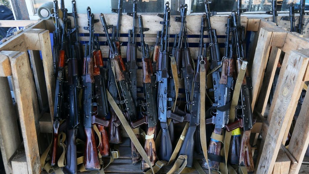 Az ukrajnai háború kitörése óta növekszik a hadianyagok kivitele Lengyelországból (Fotó: Vladimir Sindeyeve / NurPhoto/AFP)