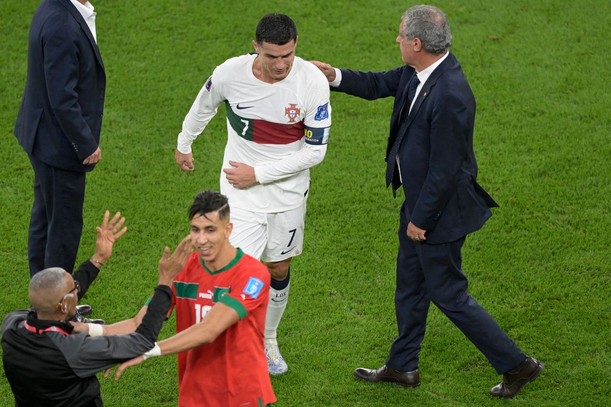 Crisiano Ronaldo és Fernando Santos