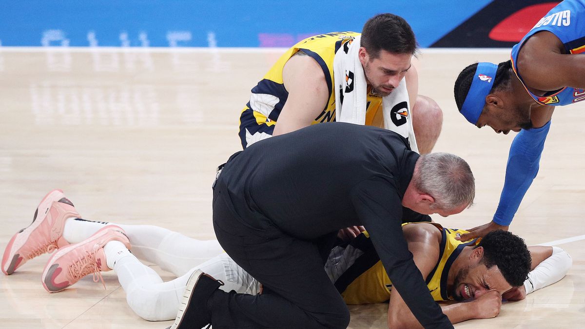 Az Indiana Pacers játékosa Tyrese Haliburton sérülése az NBA-döntő legdrámaibb momentuma volt.