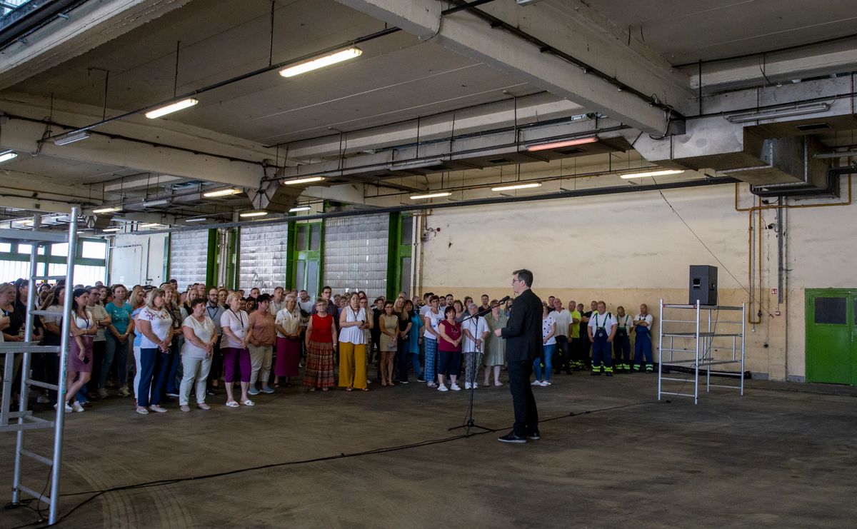 20250604 Budapest
Karácsony Gergely Fővárosi Csatornázási Művek
fotó: Mirkó István Magyar Nemzet