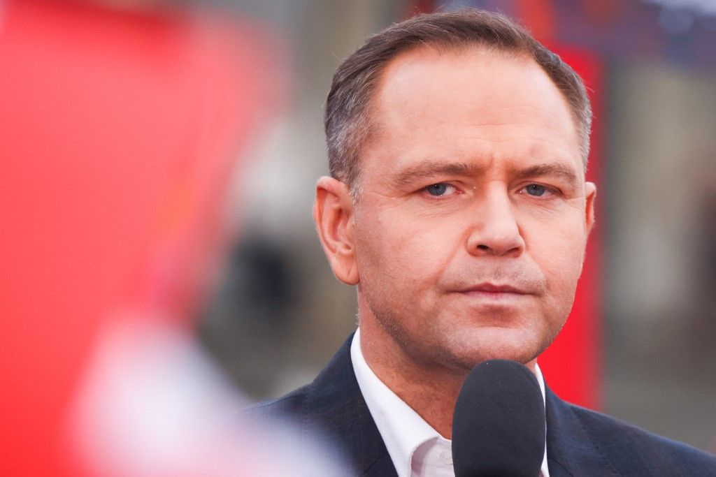 Karol Nawrocki, a Jog és Igazságosság párt által támogatott elnökjelölt a lengyel választás nyertese (Fotó: AFP)
