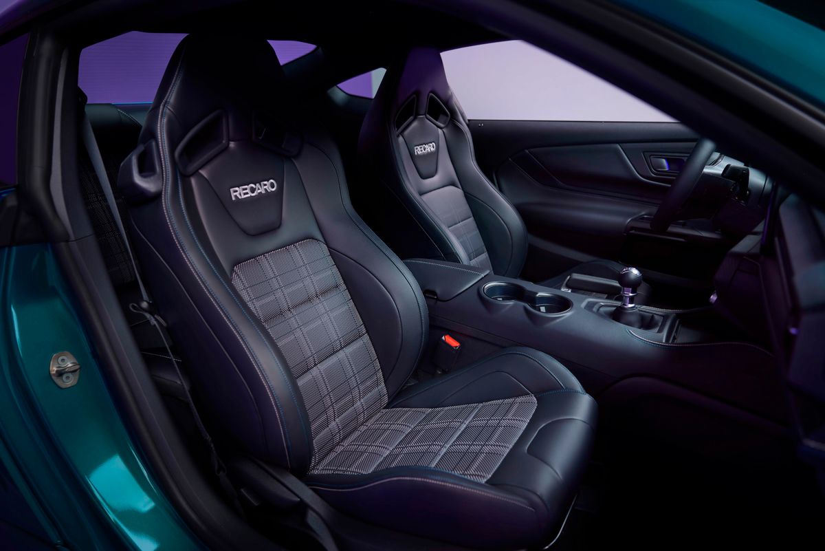 Preproduction 2026 Mustang GT Premium shown with optional equipment and extra cost color.
