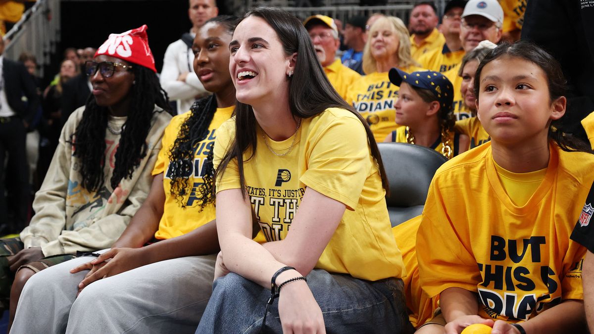 Caitlin Clark, a WNBA sztárja is ott volt az Indiana Pacers meccsén az NBA-nagydöntőben.