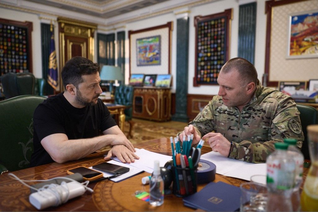Zelenszkij és az Ukrán Biztonsági Szolgálat főnöke