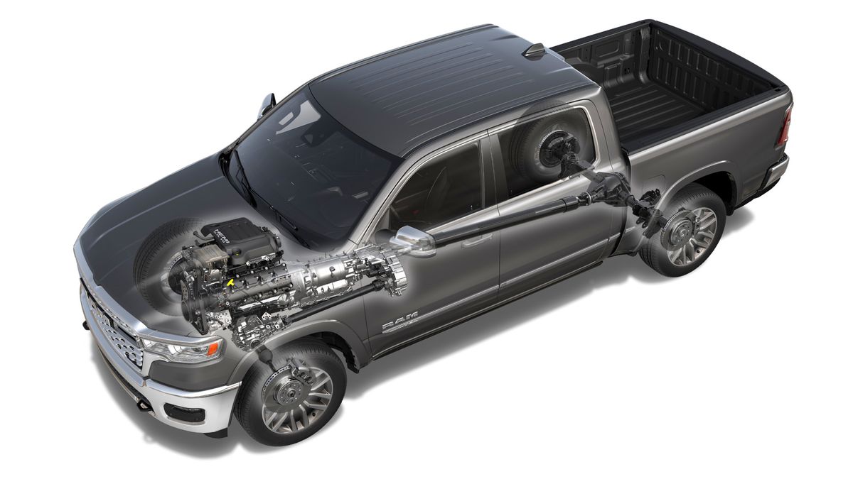 2026 Ram 1500 5.7-liter HEMI® V-8 with eTorque