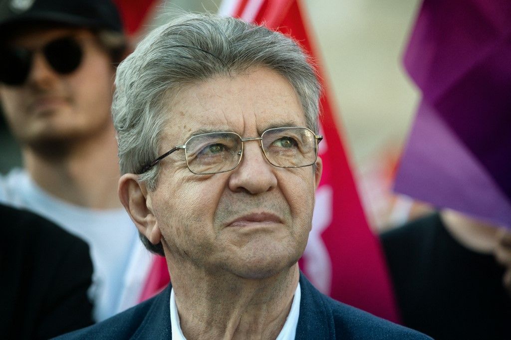 France, Paris, 2025-06-24. Jean-Luc Melenchon. Rally against imperialist attack on Iran. Photograph by Martin Noda / Hans Lucas
France, Paris, 2025-06-24. Jean-Luc Melenchon.. Rassemblement contre l agresion imperialiste sur l Iran. Photographie de Martin Noda / Hans Lucas (Photo by Martin Noda / Hans Lucas via AFP)