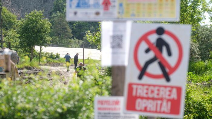 Parajd - Nem keletkeztek újabb beomlások a régi bányarésznél, de a korábbiak növekedtek