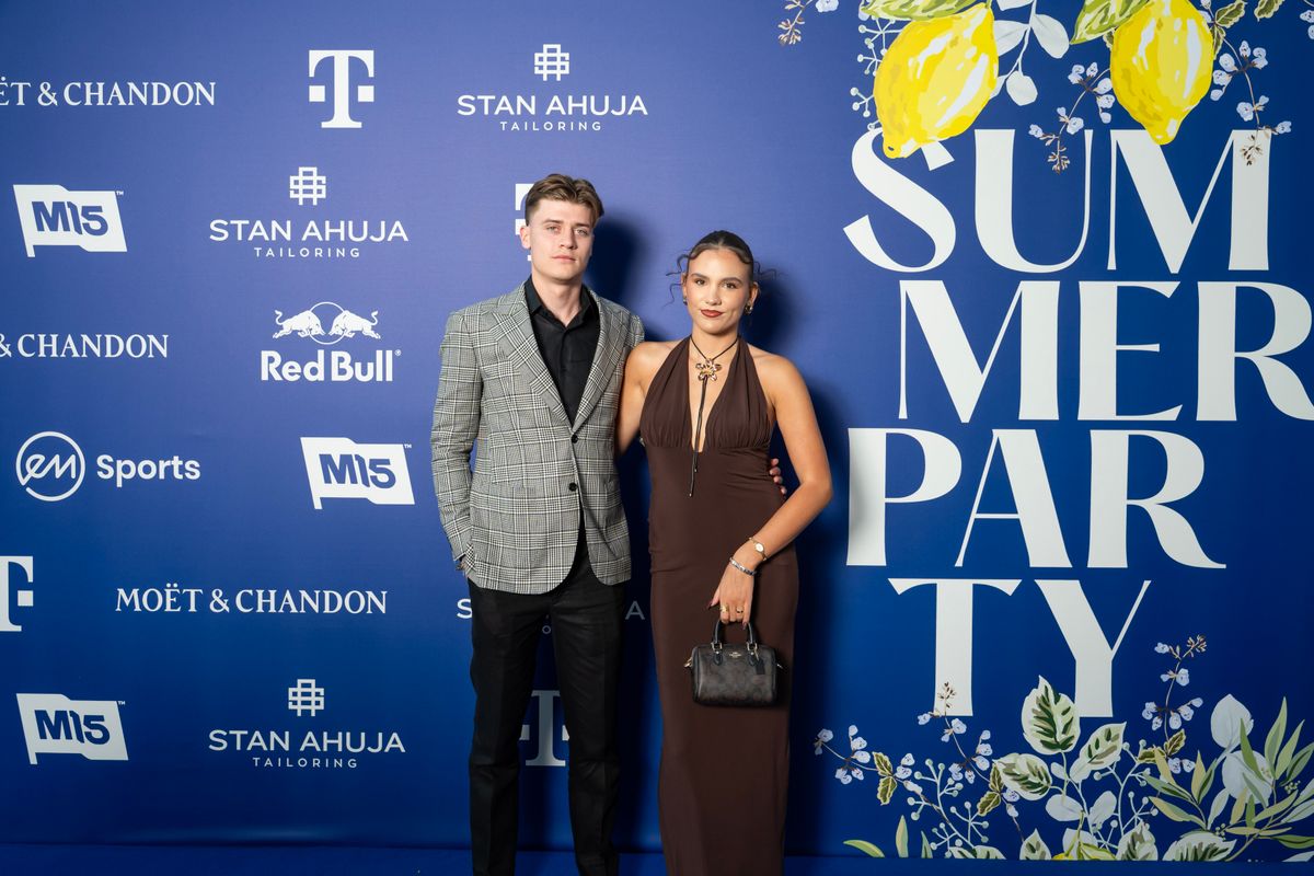 Gruber Zsombor és barátnője az EM Sports nyárvári partiján, a fiatal támadó bizonyítana Robbie Keane-nek