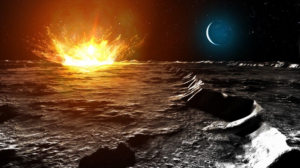 Aszteroida csapódhat a Holdba (Fotó: MARK GARLICK/SCIENCE PHOTO LIBRA / MGA)