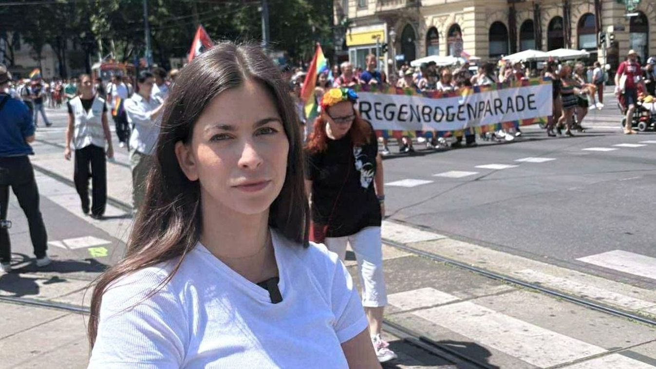 Szentkirályi Alexandra elment a bécsi pride-ra