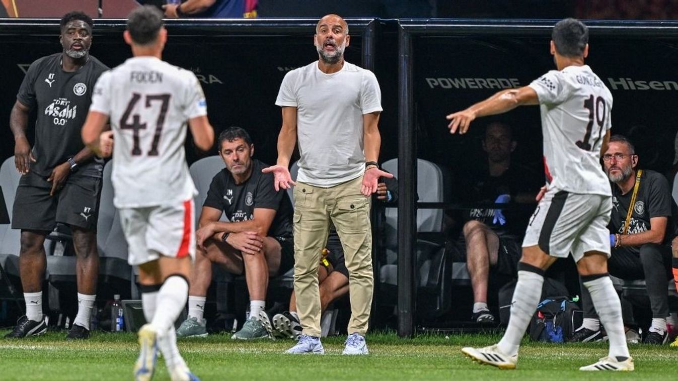 Pep Guardiola a rekkentő hőséget emelte ki a csoportrangadó előtt.
