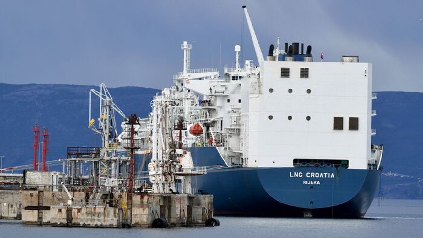 LNG terminal in Croatia (Photo: AFP)