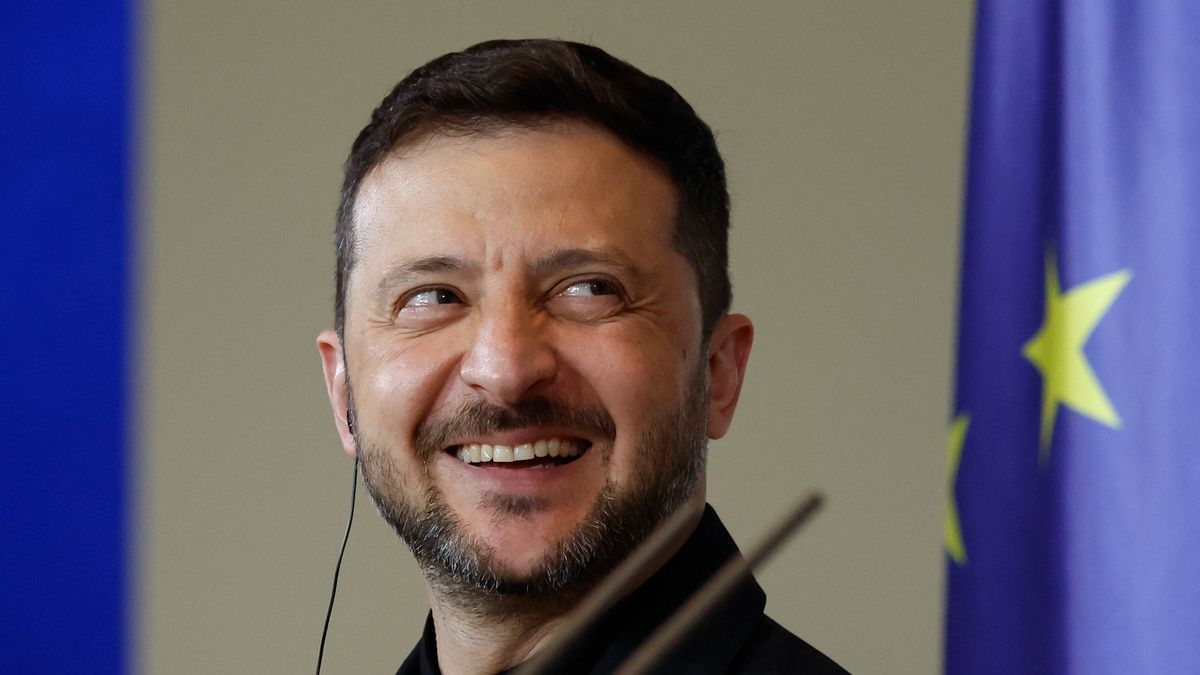 Volodimir Zelenszkij ukrán elnök