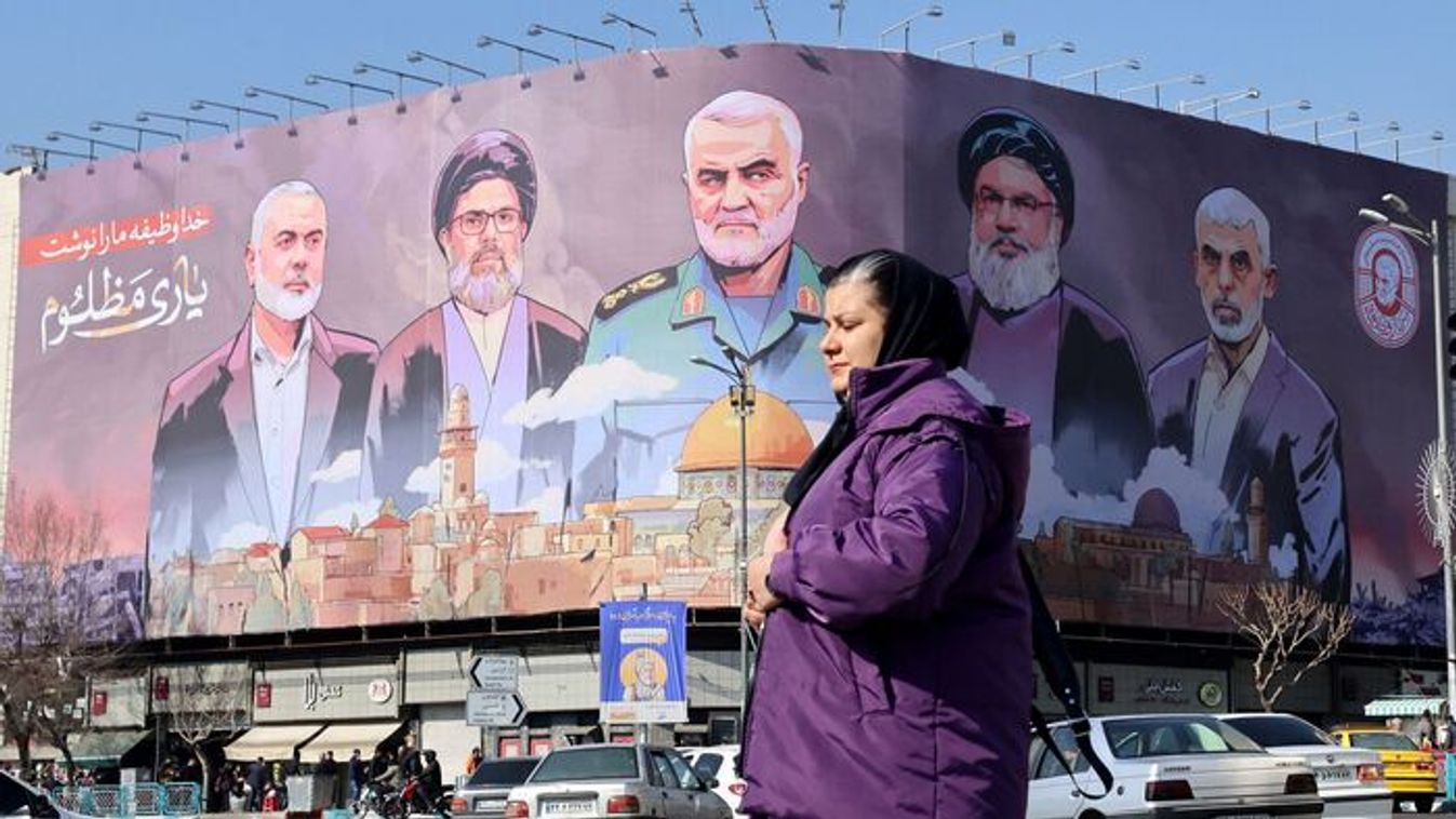 Poster in Tehran (Photo: AFP)