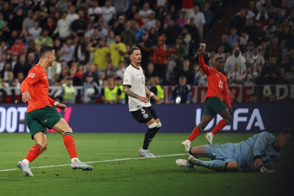 Cristiano Ronaldo németek elleni gólja lesgyanús volt, de a VAR igazolta