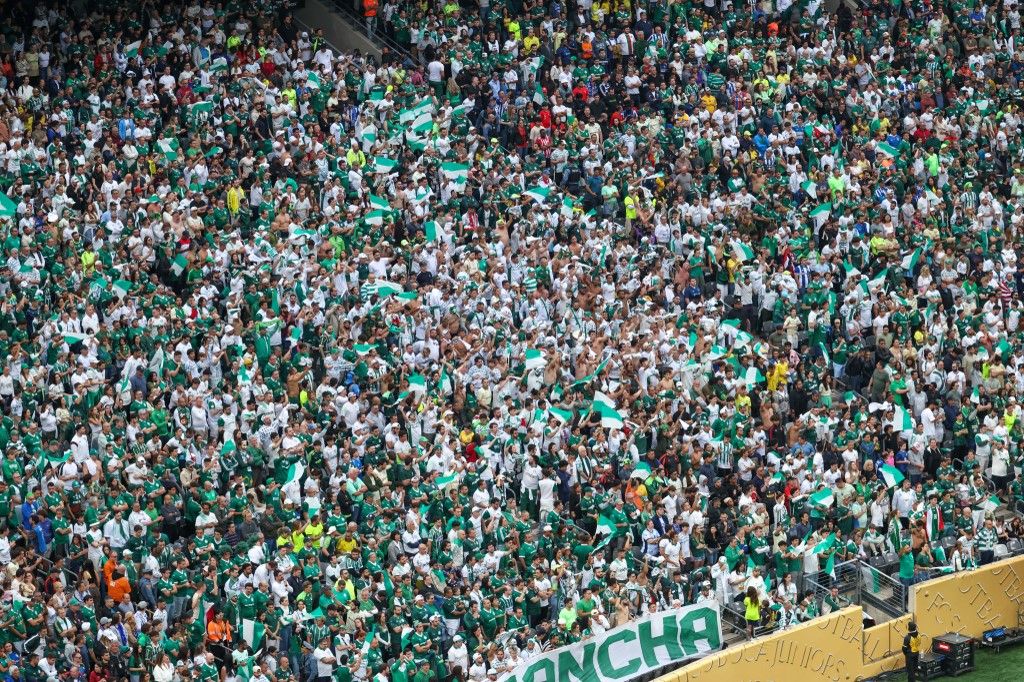 A brazil Palmeiras szurkolói a klub-vb-n szép látványt nyújtottak.