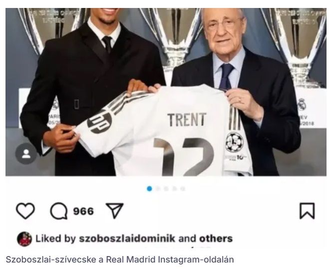 Szoboszlai Dominik, Real Madrid, Alexander-Arnold