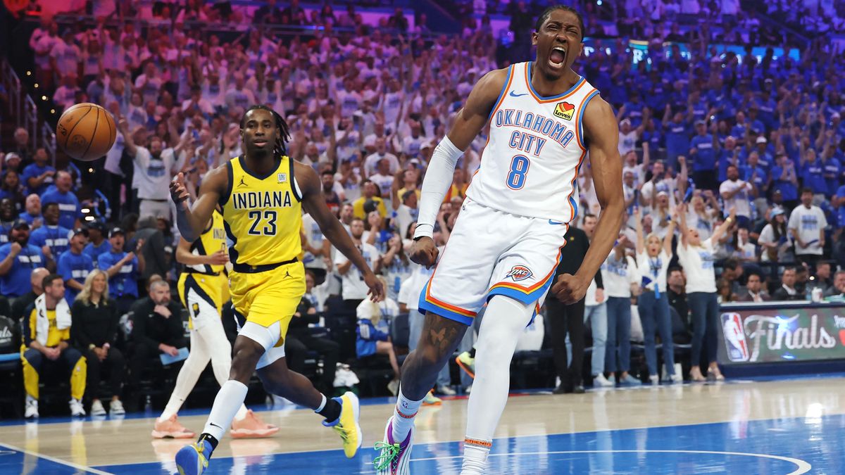 Jalen Williams volt az Oklahoma City Thunder egyik vezére az Indiana Pacers elleni meccsen.