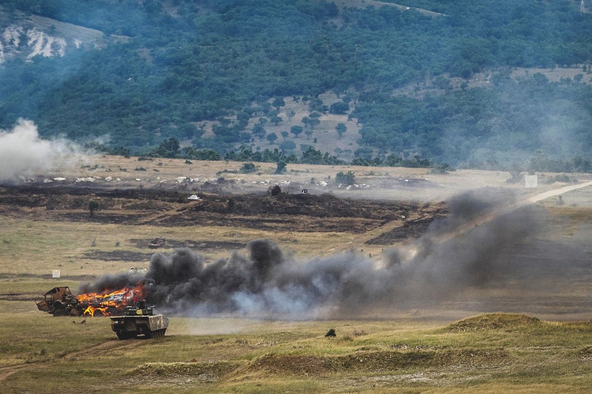 Magyar Lynx páncélozott harcjármű a Saber Guardia 2025 hadgyakrolaton (Fotó: Polyák Attila)