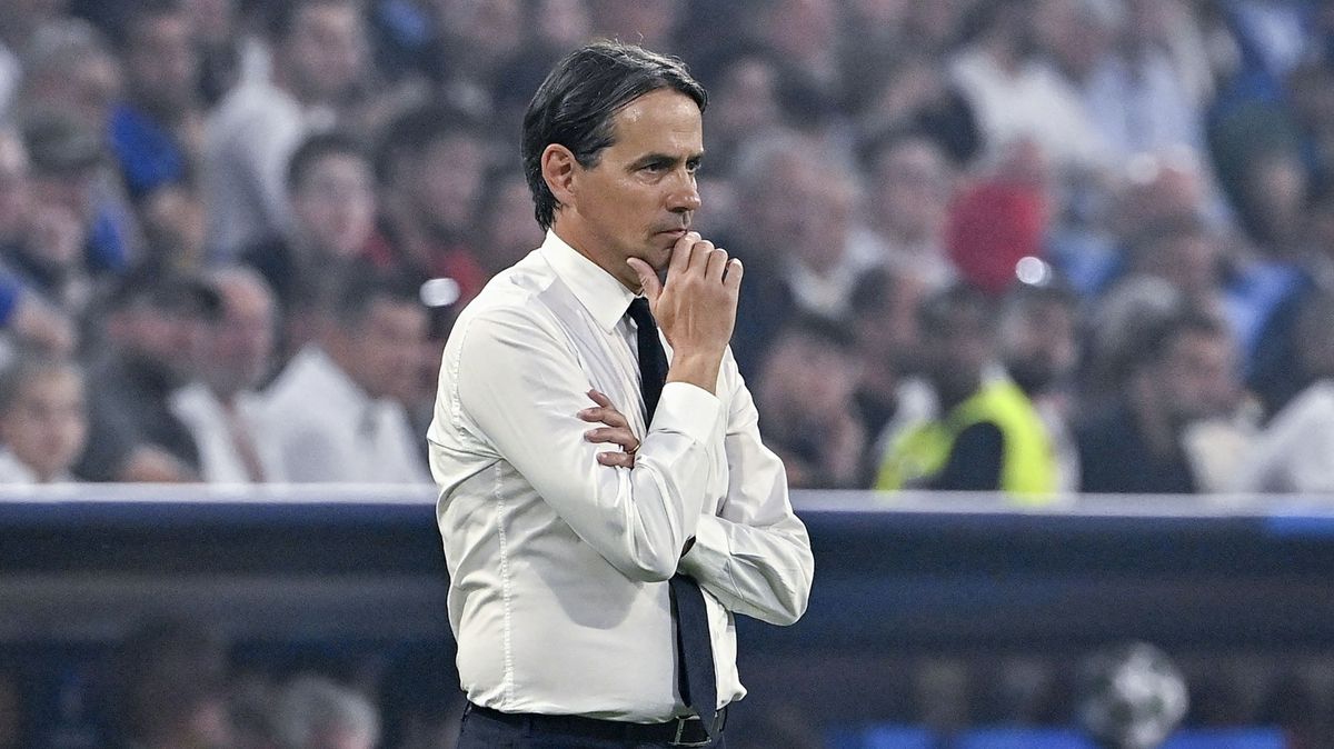 Simone Inzaghi a jelek szerint távozik az Intertől és az Al-Hilal edzője lesz (Fotó: Isabella Bonotto/Anadolu/AFP)